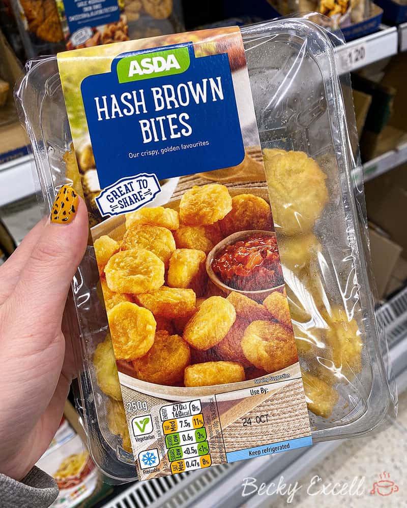Asda Hash Brown Bites - Gluten free and veggie
