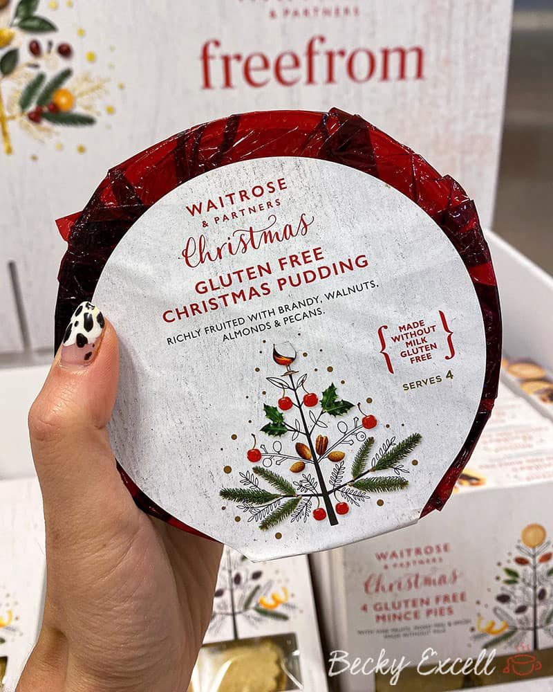 Gluten free Christmas Pudding - 24 NEW products in the Waitrose Gluten Free Christmas Range 2019