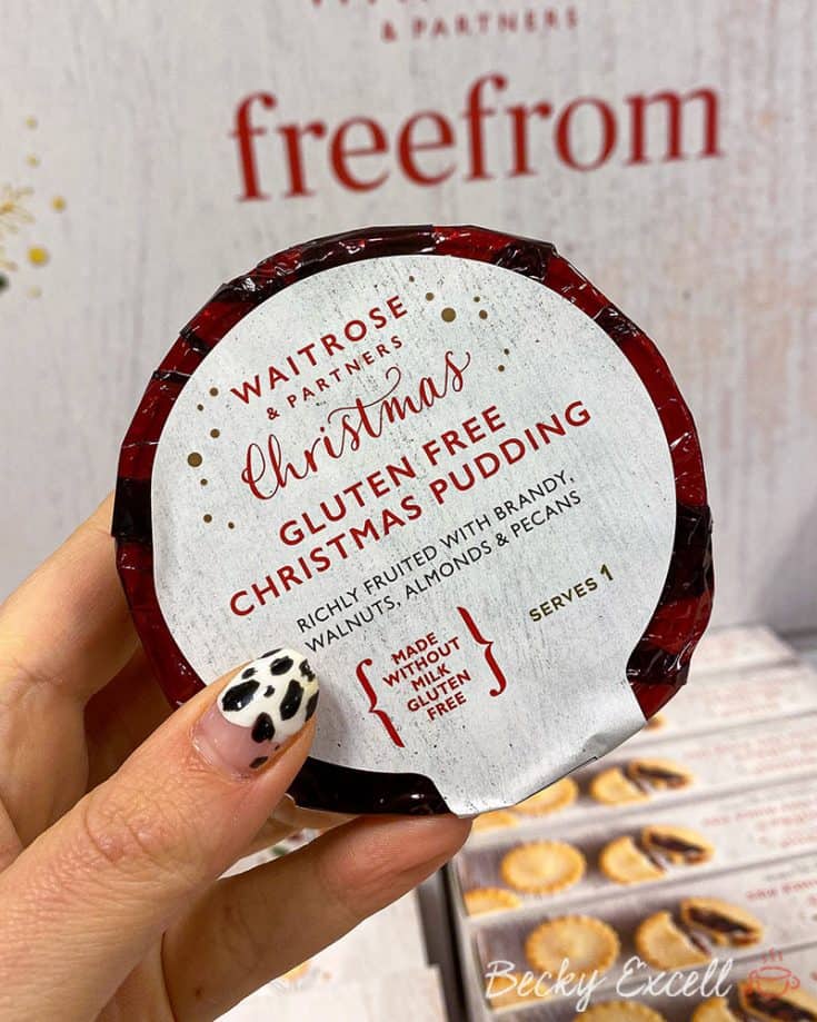 24 NEW products in the Waitrose Gluten Free Christmas Range 2019