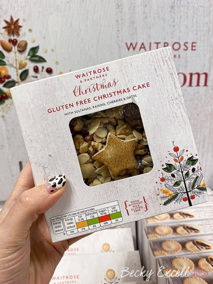 24 NEW products in the Waitrose Gluten Free Christmas Range 2019