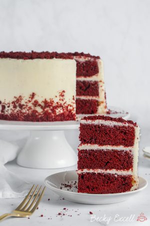 Gluten Free Red Velvet Cake Recipe (dairy free and low FODMAP)