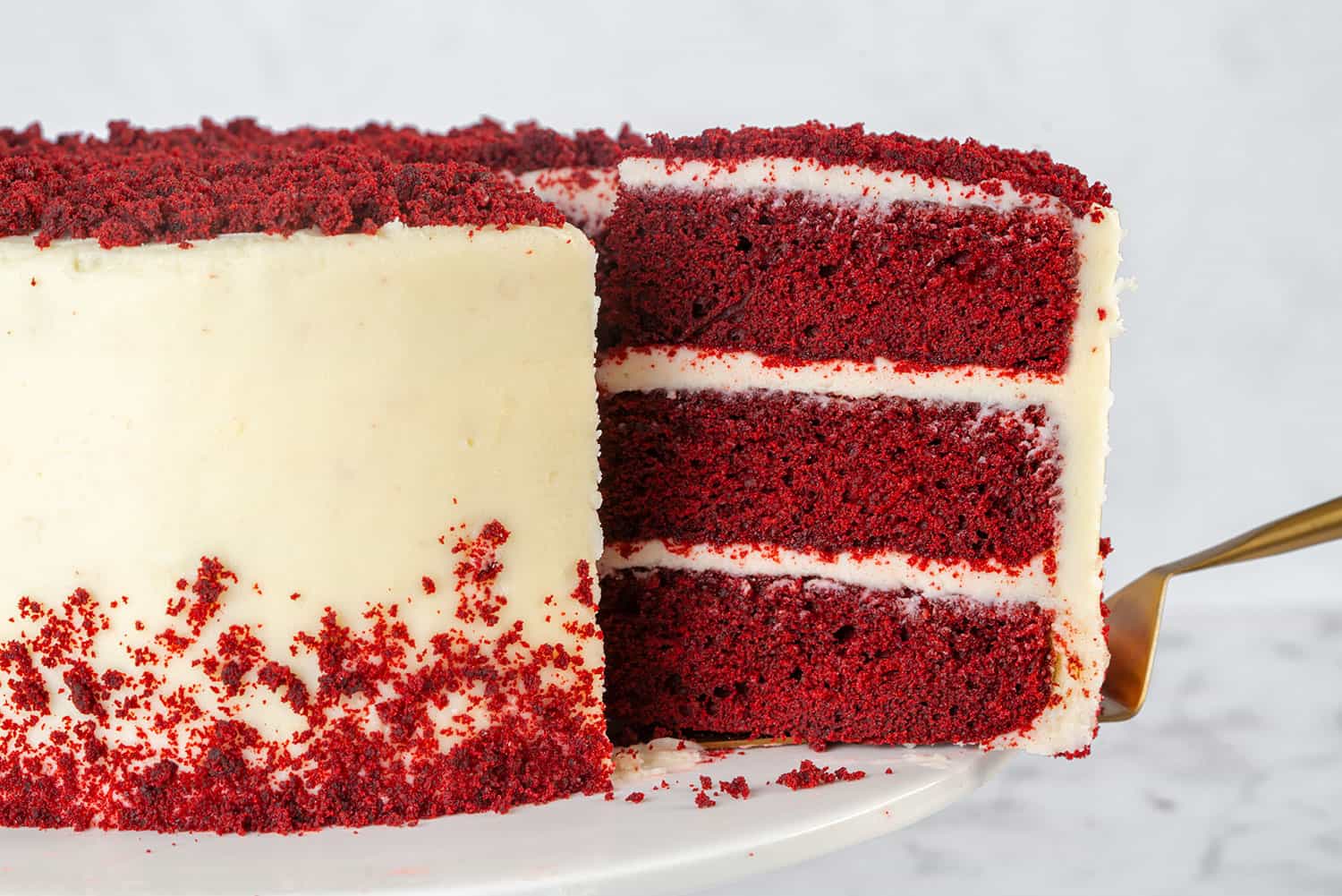 Gluten-Free Red Velvet Layer Cake | We Take The Cake®