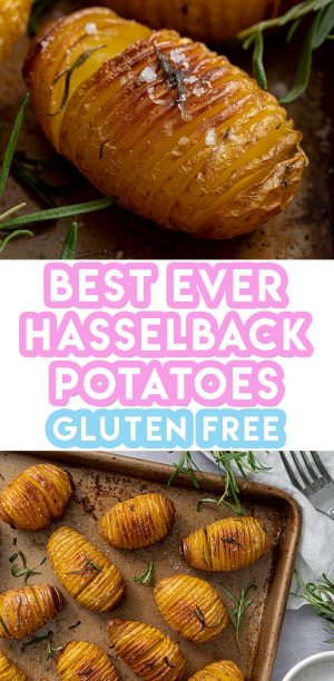 Hasselback Potatoes Recipe - BEST EVER! (vegan, low FODMAP)