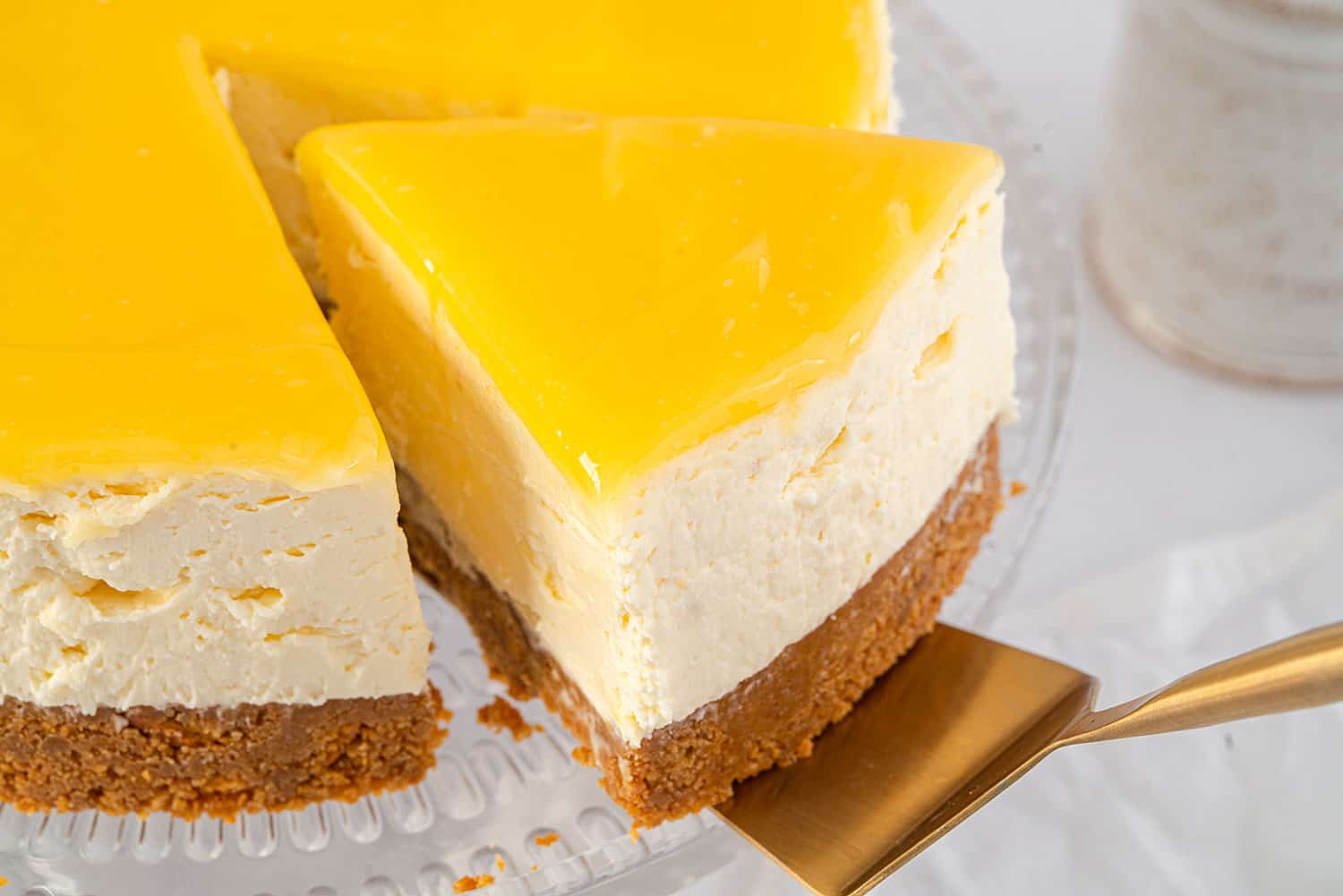 Gluten Free Lemon Cheesecake Recipe (No-Bake) - BEST EVER!