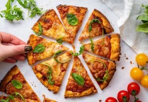 My 3-Ingredient Gluten Free Pizza Base Recipe (vegan, dairy free, low FODMAP)