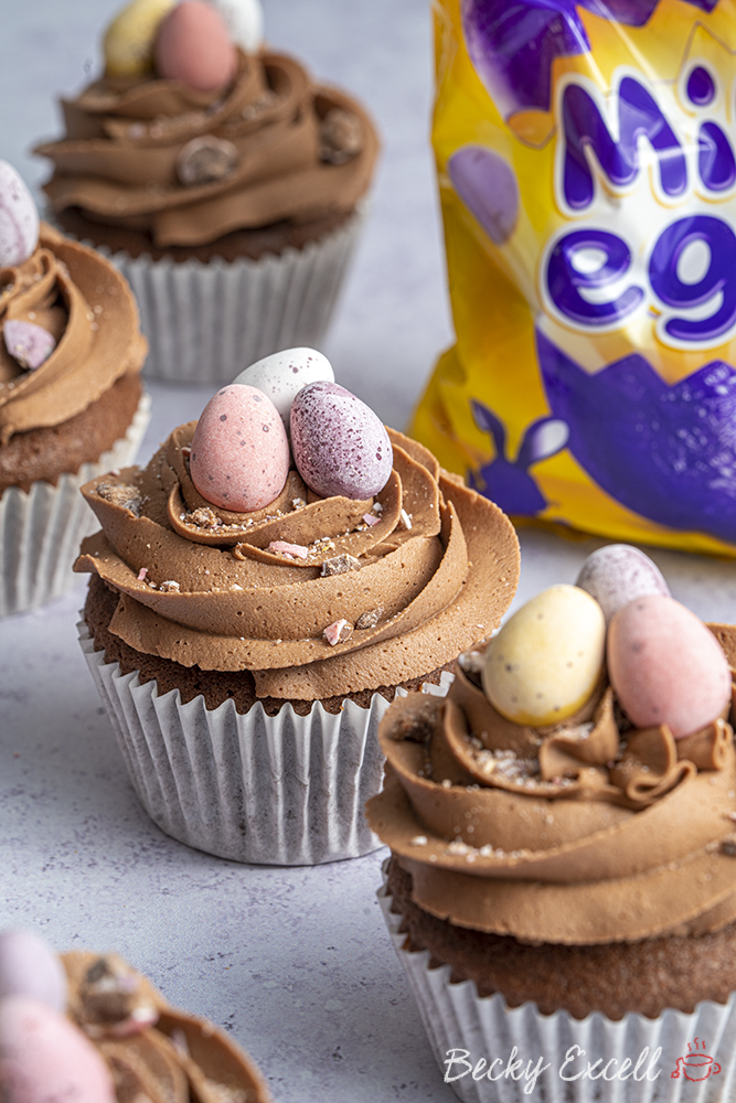 Gluten Free Mini Egg Cupcakes Recipe Easter Baking 