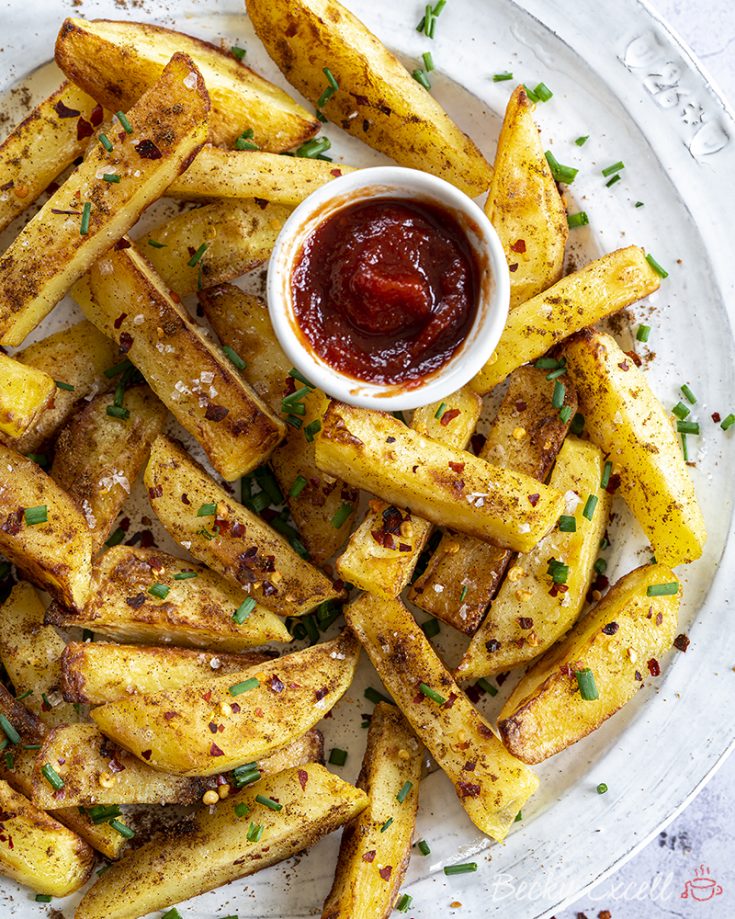 Gluten Free Salt and Pepper Chips Recipe (vegan, low FODMAP)