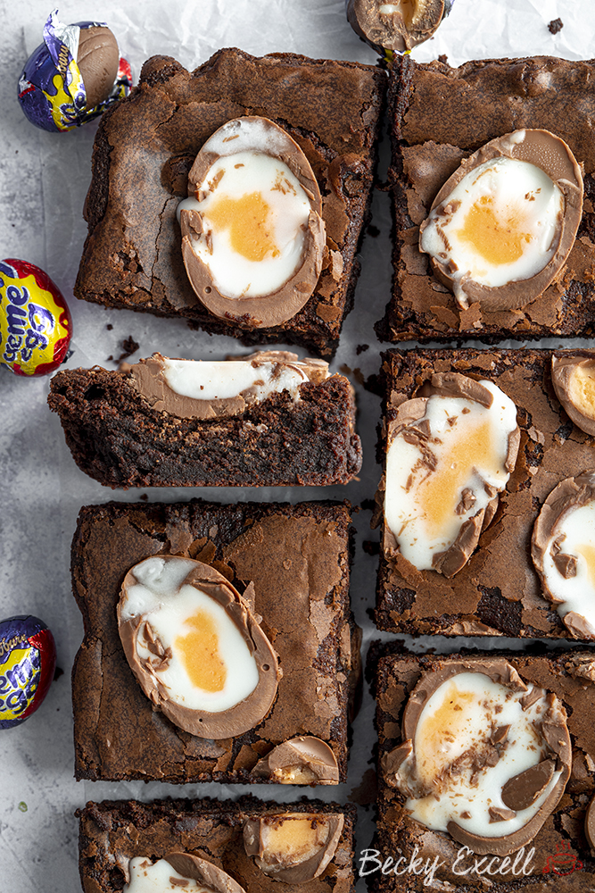 Gluten Free Creme Egg Brownies Recipe ULTIMATE Easter baking!