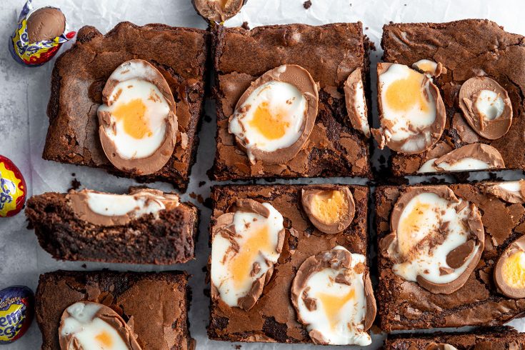 Gluten Free Creme Egg Brownies Recipe Ultimate Easter Baking