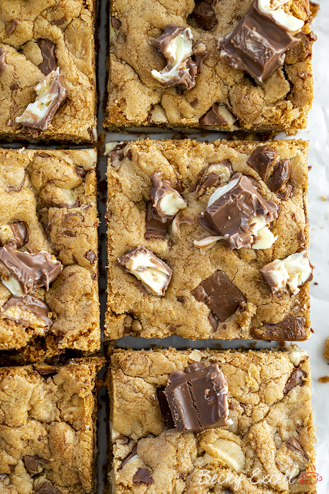 Gluten Free Kinder Cookie Bars Recipe EASY METHOD 