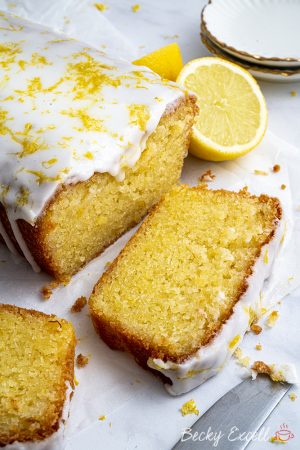 Gluten Free Lemon Drizzle Cake Recipe - BEST EVER!