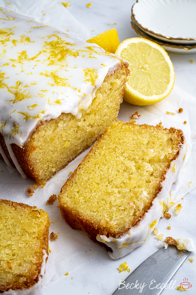 Gluten Free Lemon Drizzle Cake Recipe - BEST EVER! (dairy free, low FODMAP)