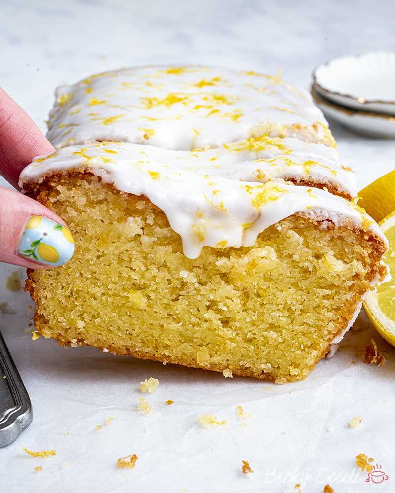 Vegan lemon cake - Lazy Cat Kitchen