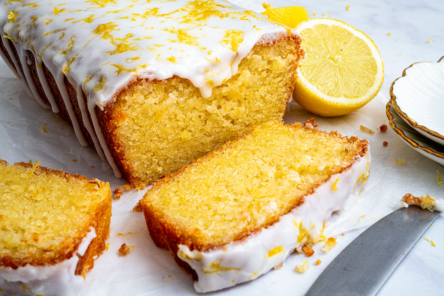 Blueberry and lemon polenta cake recipe | Sainsbury`s Magazine