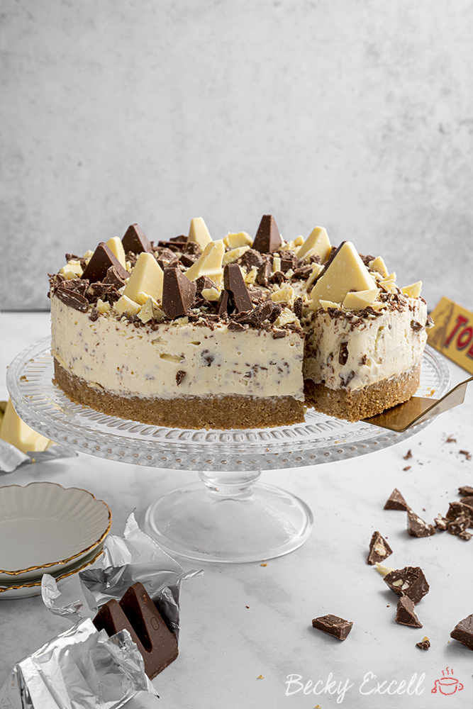 Gluten Free Toblerone Cheesecake Recipe (No-Bake)