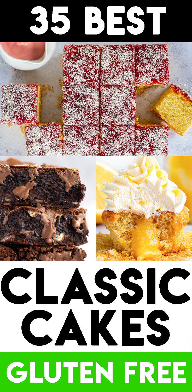 Gluten-free Classic Cake Recipes - 35 of the BEST recipes you need to try!