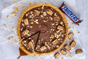 Gluten Free Snickers Caramel Tart Recipe – No-Bake