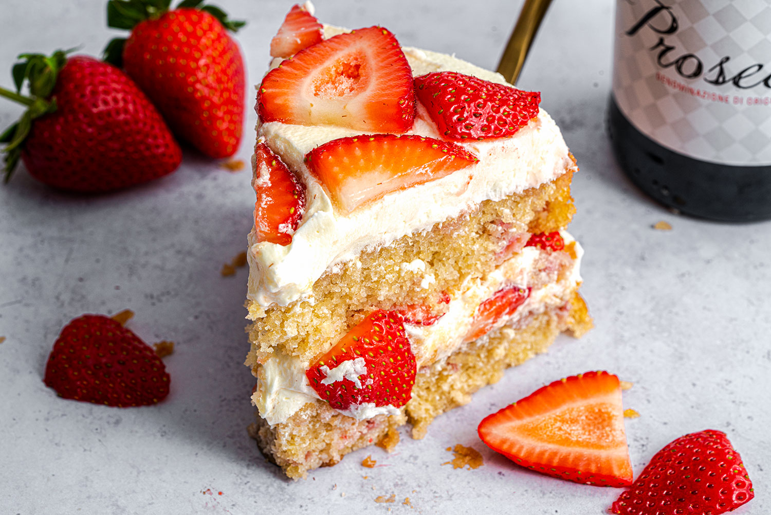 Strawberry and orange marble cake - The Gluten Free Blogger