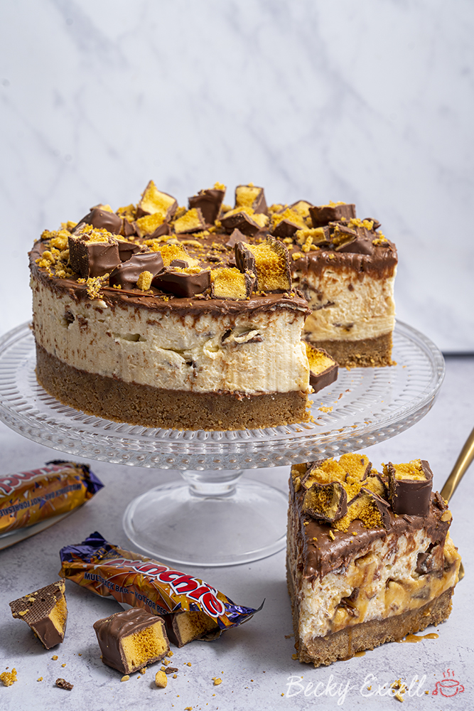 30 Gluten-free Christmas Dessert Recipes You NEED To Make: crunchie cheesecake