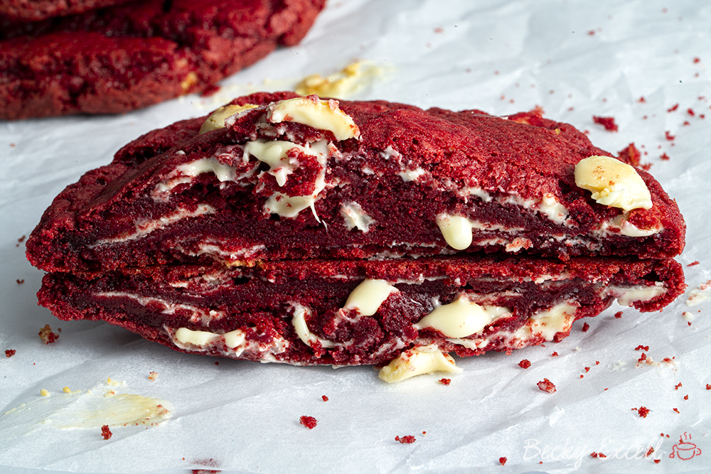 Soft & Chewy Red Velvet Cookies