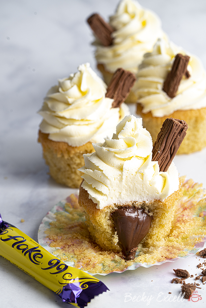 Gluten-free 'Flake 99' Cupcakes Recipe - BEST EVER!