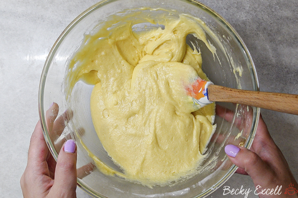 Gluten-free Vanilla Cupcakes Recipe: Here's how my gluten-free vanilla cupcake batter should look once mixed.