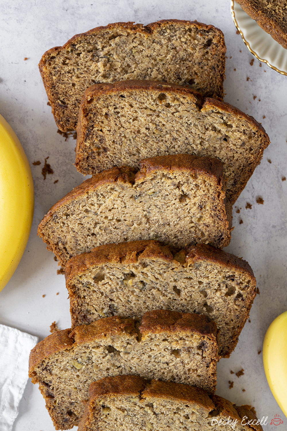 Gluten Free Banana Bread Recipe BEST EVER! Only 6Ingredients.