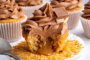 Gluten-free Millionaire’s Cupcakes Recipe (dairy-free option)