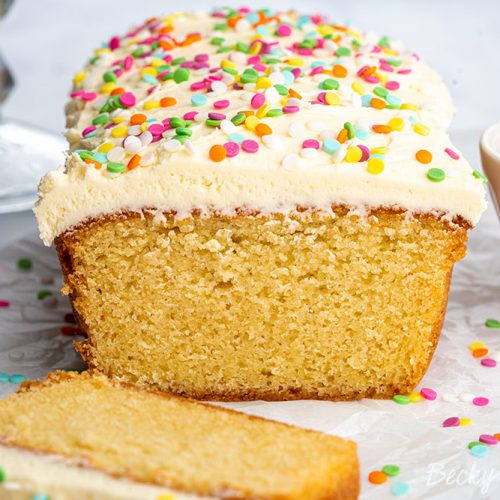 Easy Vanilla Pound Cake with Glaze - Lenox Bakery