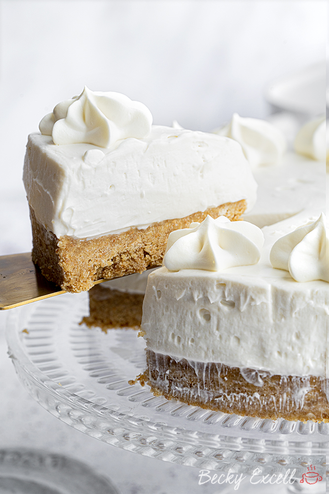 Dairy-free Vanilla Cheesecake Recipe - No-bake (vegan)