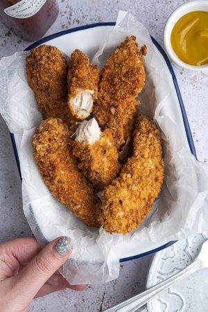 Air Fryer Chicken Tenders Recipe - BEST EVER! (low FODMAP)