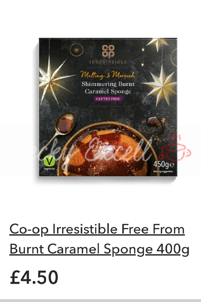 Co-op gluten-free Christmas range 2020