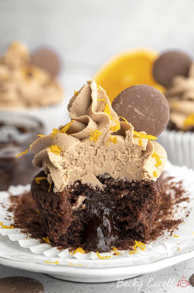 Gluten-free Chocolate Orange Cupcakes Recipe (dairy-free/low FODMAP option)