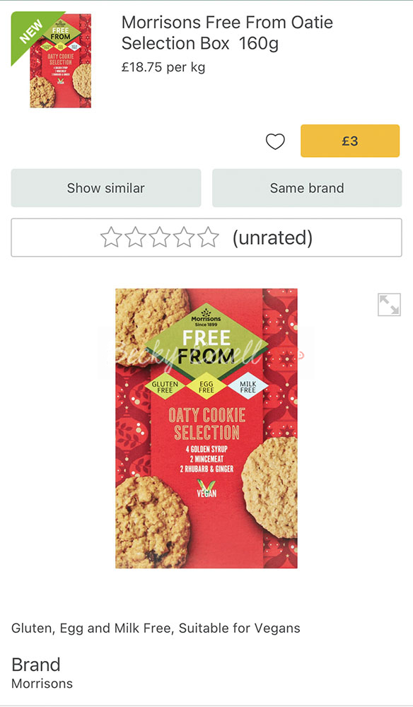 30 NEW products in the Morrisons gluten-free Christmas Range 2020