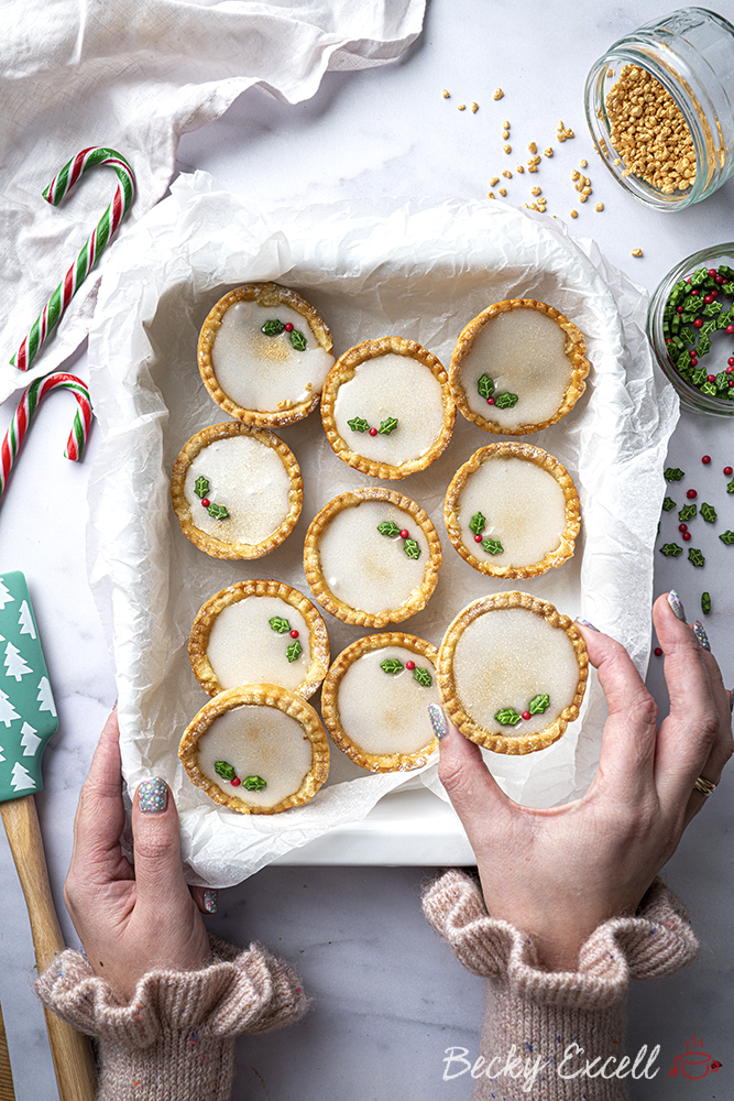 Gluten-free Iced Mince Pies Recipe (dairy-free option)