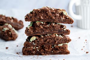 Gluten-free Mint Chocolate Cookies Recipe (vegan/dairy-free)