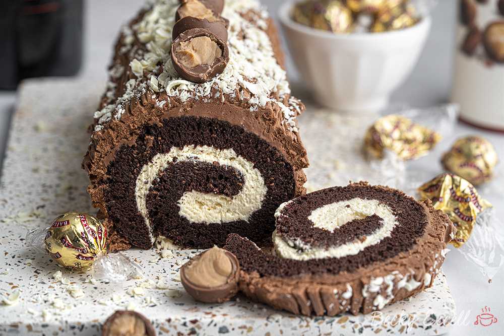 Baileys Cream Yule Log - Something Sweet Something Savoury