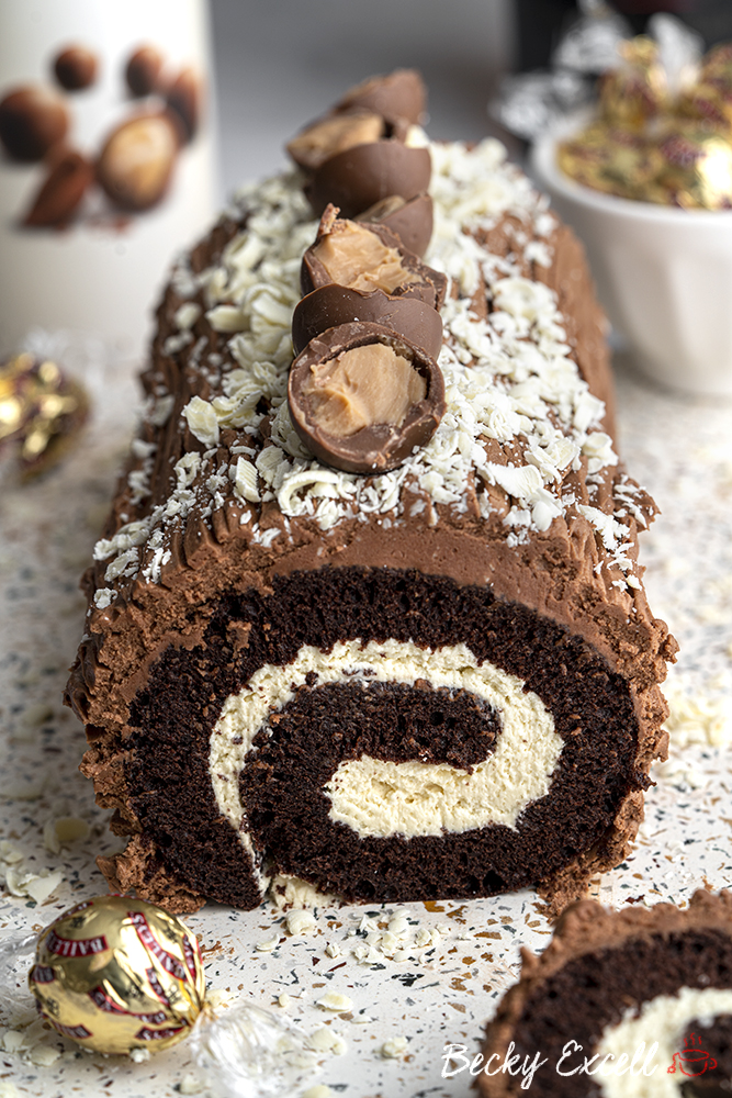 Delicious Irish Christmas Yule log dessert recipe