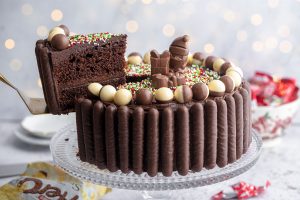 Gluten-free Christmas Chocolate Cake Recipe – BEST EVER! (dairy-free option)