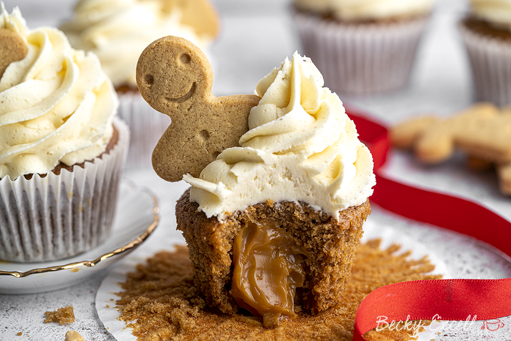 Gluten-free Gingerbread Cupcakes Recipe (dairy-free option)