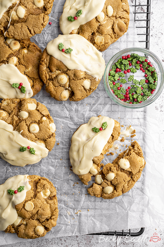 Gluten-free Christmas Gingerbread Cookies Recipe (dairy-free option)