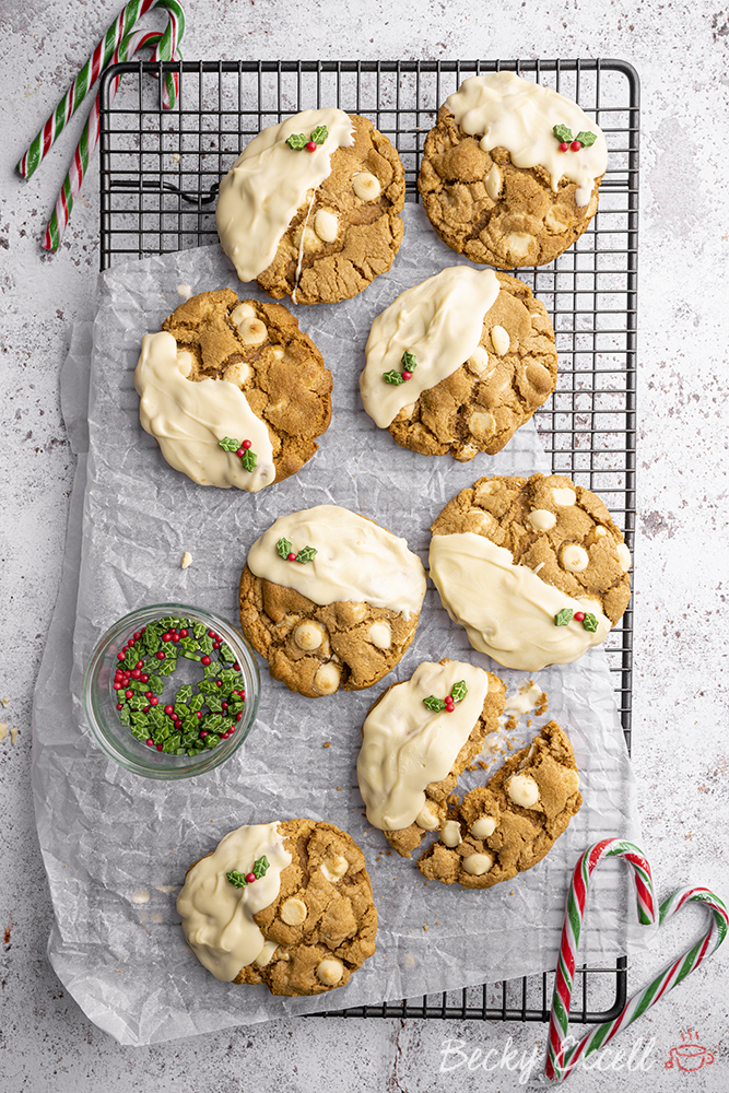 Gluten-free Christmas Gingerbread Cookies Recipe (dairy-free option)