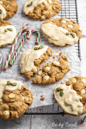 Gluten-free Christmas Gingerbread Cookies Recipe (dairy-free option)