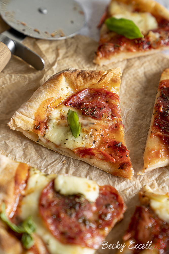 Air Fryer Pizza Recipe - BEST EVER! (dairy-free/vegan option)