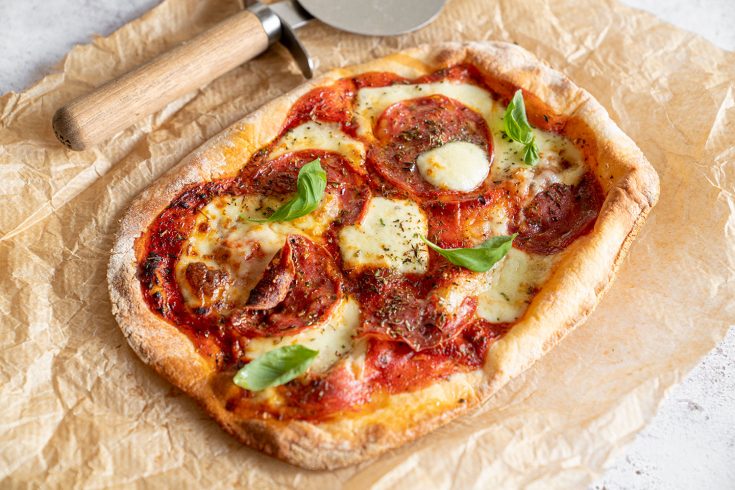 Air Fryer Pizza Recipe - BEST EVER! (dairy-free/vegan option)