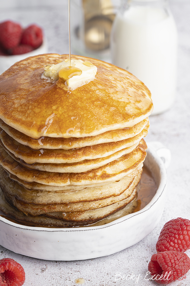 Gluten-free American Pancakes Recipe (dairy free + low FODMAP)