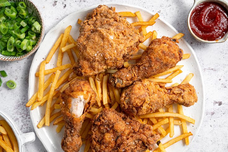 Gluten-free Buttermilk Fried Chicken Recipe - BEST EVER! (low FODMAP/dairy-free option)