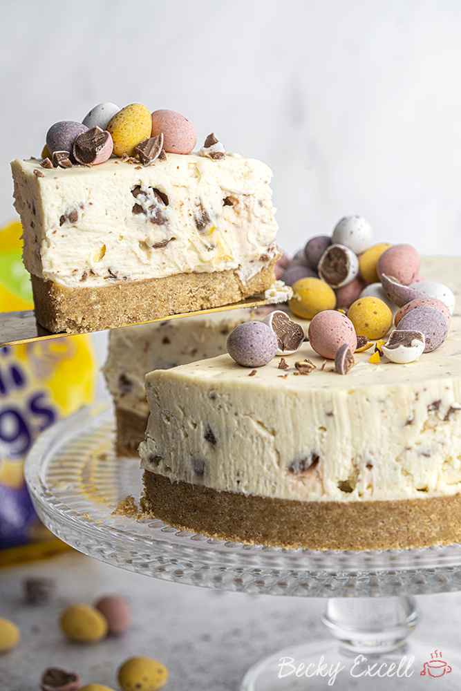 Gluten-free Mini Egg Cheesecake Recipe (No-Bake) - BEST EVER!