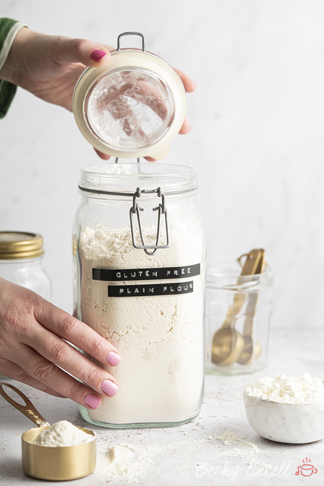 Gluten-free Flour Recipe - BEST EVER! Plain (All-purpose) or Self-raising (rising) Blend