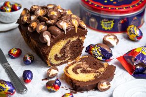 Gluten-free Creme Egg Marble Cake – Easter baking!